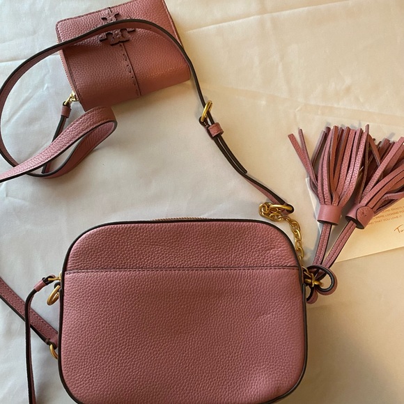 Tory Burch McGraw Camera bag with matching McGraw Bi-fold Wallet - Picture 7 of 13